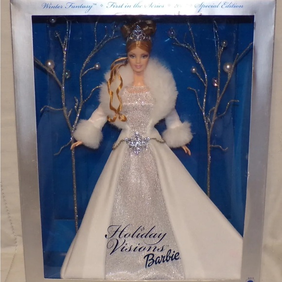 Mattel Other - NIB 2003 Special Edition Holiday Visions Winter Fantasy Barbie Doll.